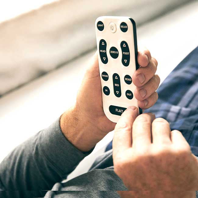 The Dawn House amazing hand control is ergonomically designed with high-contrast, soft-touch buttons that are large, backlit and super easy to use—even in the dark!