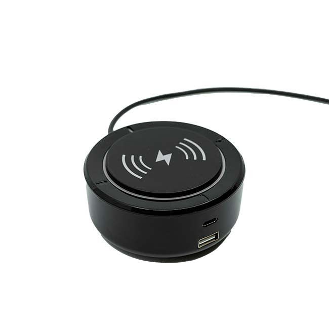 Flexabed offers an optional Bedside Voice Control device that features Wired and Wireless Charging for your smart phone.
