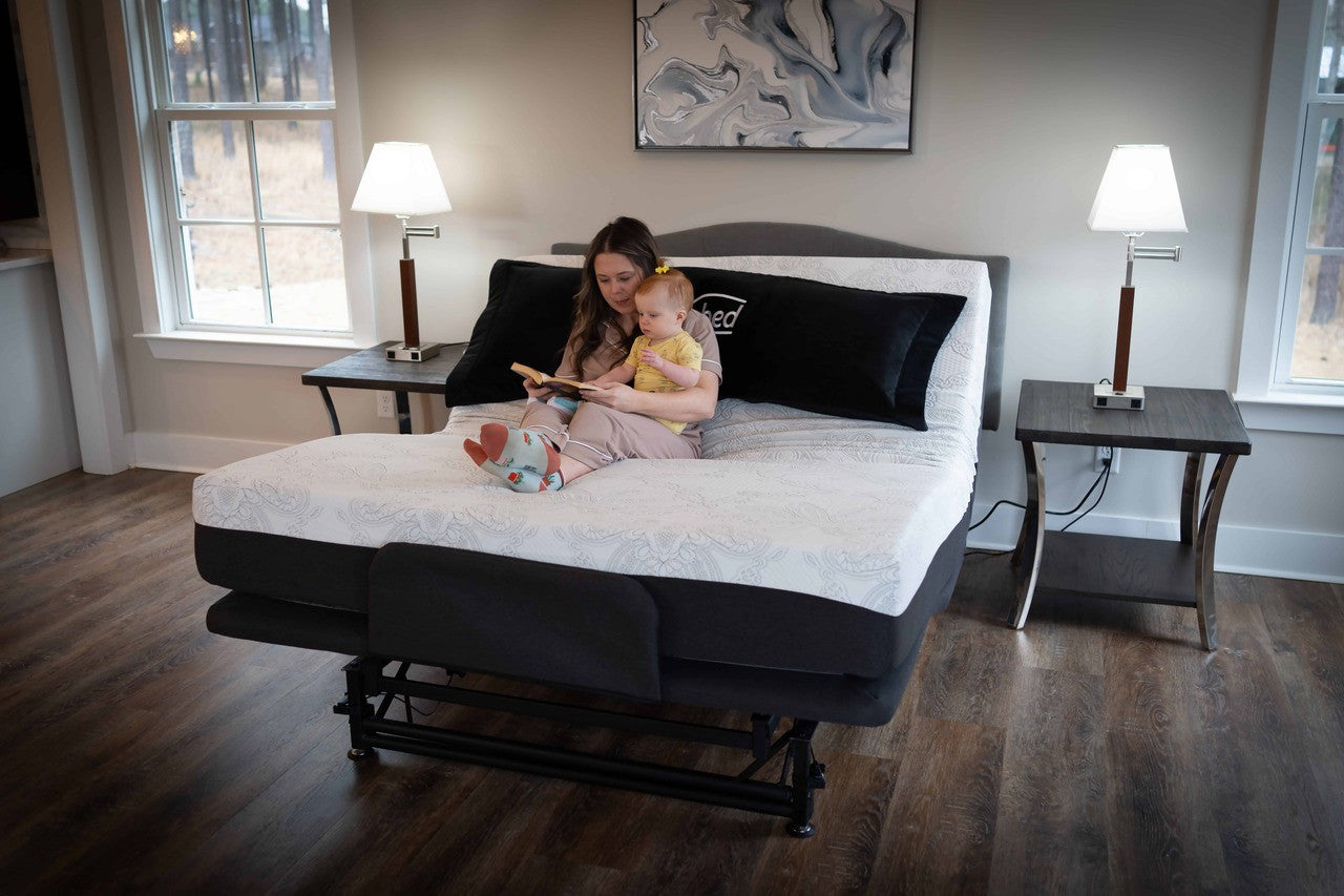 Best Hospital Bed for Elderly Care at Home - The variable height Hi-Lo Flexabed model offers an overall height adjustable range from a low of 25" to high of 32" (including mattress). Headboard is not included.