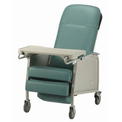 The Invacare Traditional Basic 3-Position Geri Chair Recliner in Jade, IH6074A/IH68