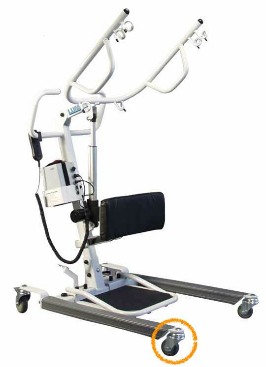 Lumex 4" Replacement Front Caster DPL450E-FC for LF2020 (Non-Locking). Lumex LF2020 Sit-To-Stand is sold separately.