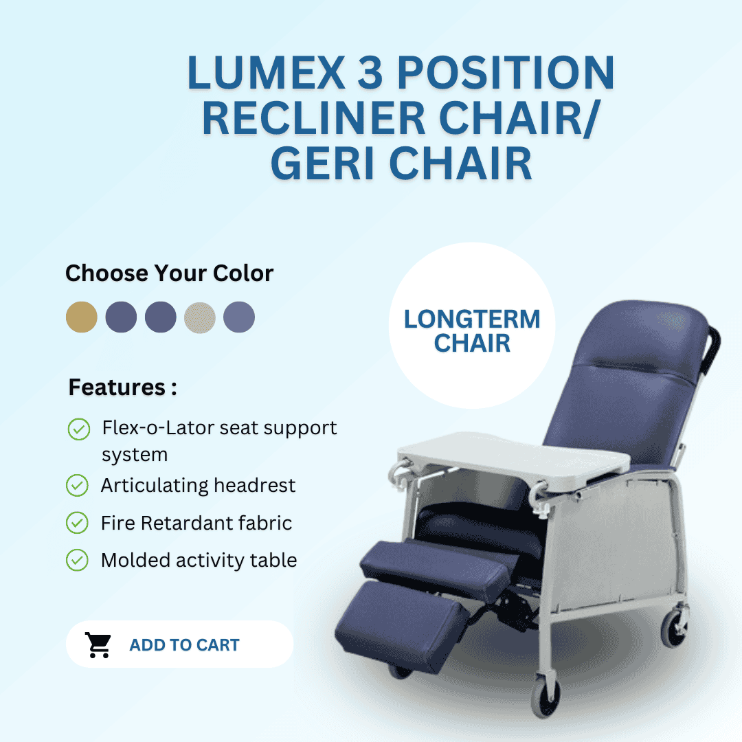 Lumex 3 Position Recliner / Geri Chair