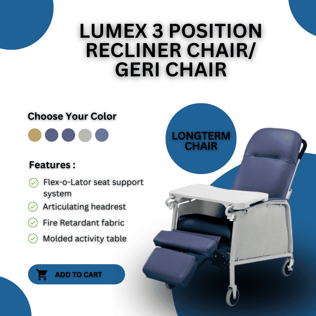 Lumex 3 Position Recliner / Geri Chair