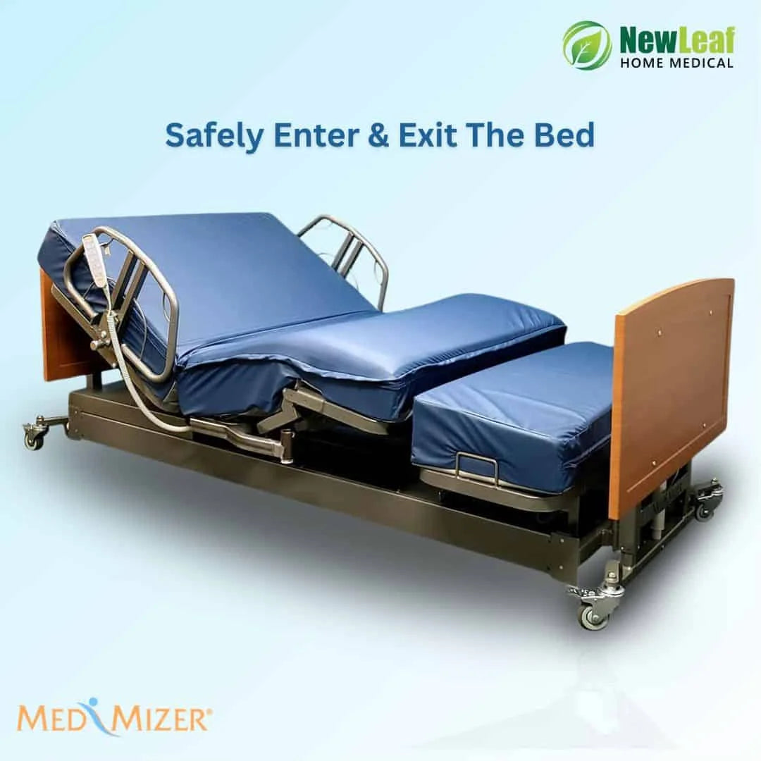 Med-Mizer ActiveCare SafeTurn Fixed Hospital Bed for Home