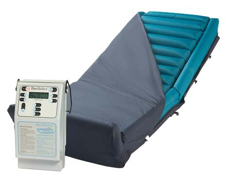 The Moxi BariSelect Low Air Loss Mattress with Pulse Mode is available in widths 42", 48" & 54" x 84" length.