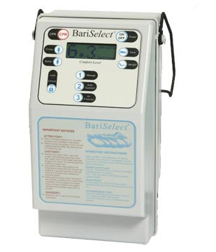 Closeup of the Moxi BariSelect pump (included with system)