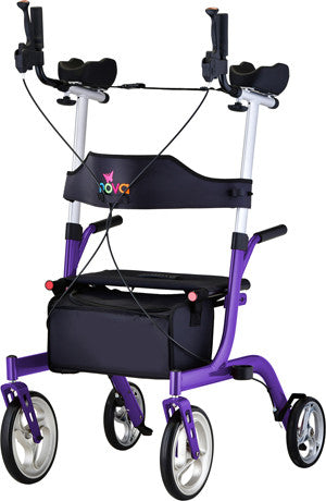 Nova Phoenix Rise Up Rollator Walker — 48" to 52" Handle Height (NOV-4801-P) 