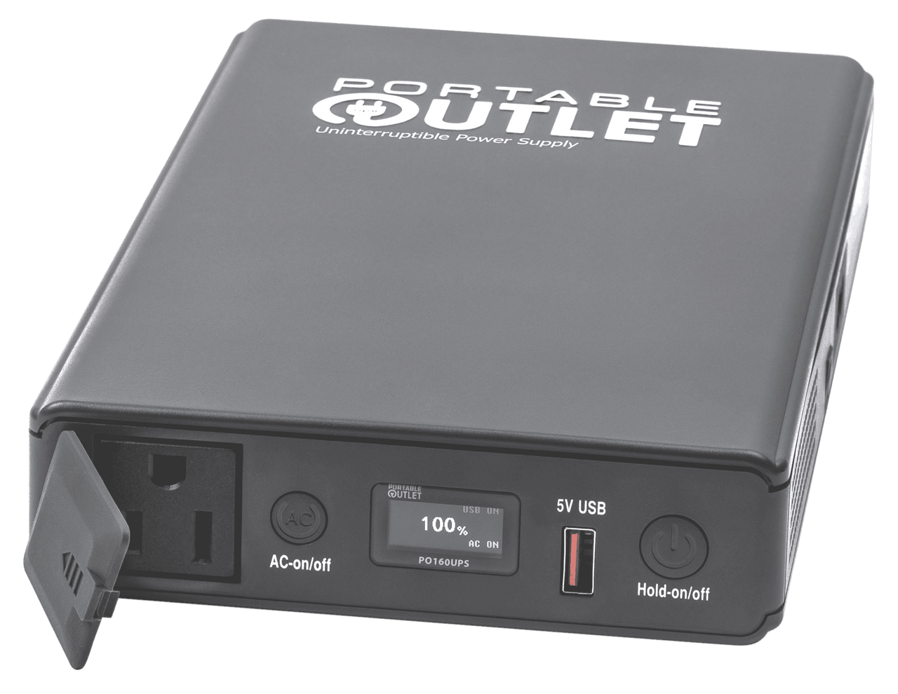 The Portable Outlet UPS is a high-performance uninterruptible power supply (UPS) designed to keep your essential devices running during power outages