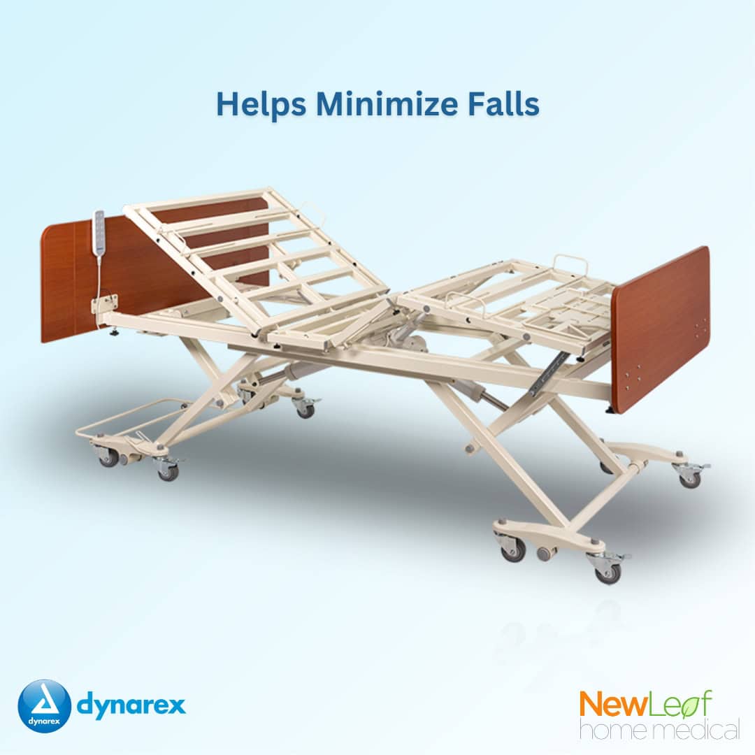 Dynarex DB600 Bariatric HD Long-Term Care Bed - 42" to 54" Width & 80" to 88" Length