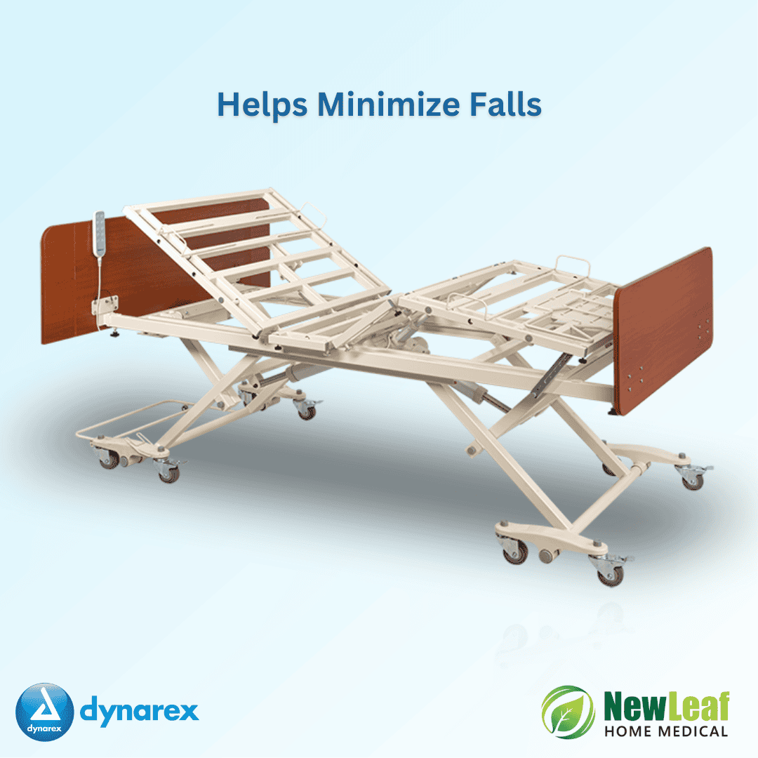 Dynarex DB600 Bariatric HD Long-Term Care Bed - 42" to 54" Width & 80" to 88" Length