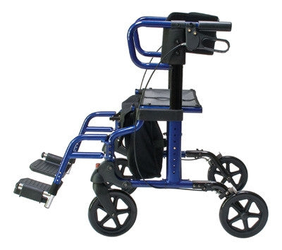 LX1000T in Titanium (shown with footrests lowered to be used as a Transport chair)