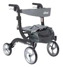 Drive Medical Nitro Rollator Hemi - User Height 5'2" and Under