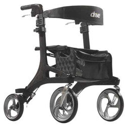 Nitro Elite Carbon Fiber Super Light Rollator -  User Height 5'2" to 6'1"