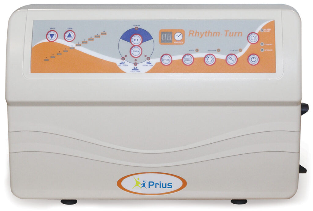 Rhythm Turn Mattress System w/ Lateral Rotation and True Low Air Loss.