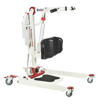 BestCare's BestStand SA400HE Mini Sit-To-Stand Powered Patient Lift is smaller and more compact than most sit-to-stand patient lifts.