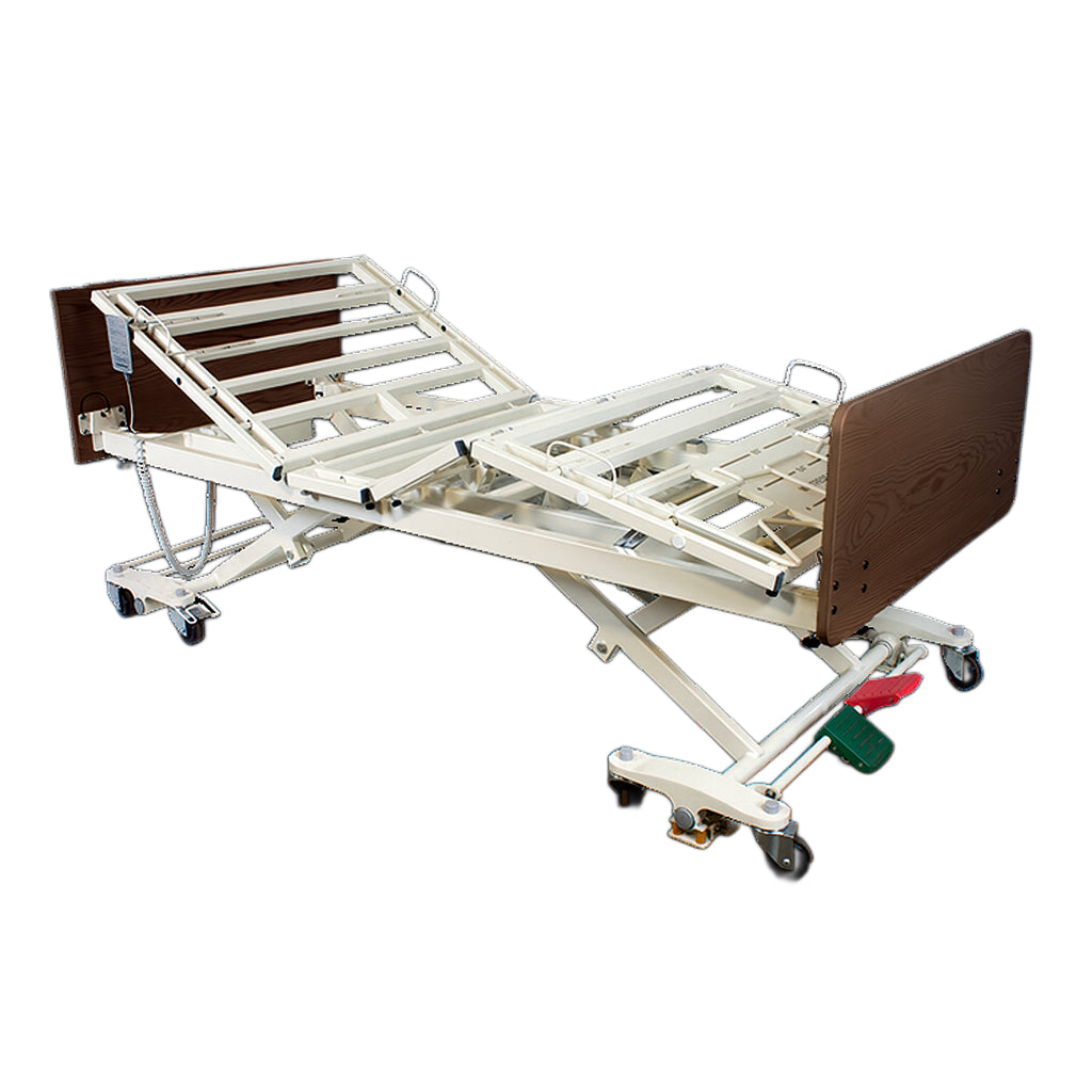 Dynarex DB300 Bariatric Long Term Care Bed with Expandable Deck & Trendelenburg