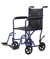 ProBasics Aluminum Transport Wheelchair - 19" x 16"