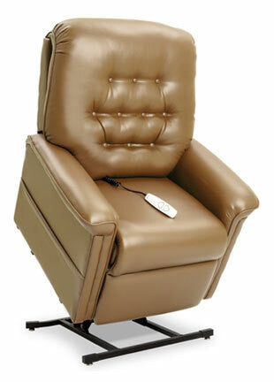 The LC-358S 3-Position Chaise Lounger is available in four standard Cloud 9 fabric options (Black Cherry, Pacific, Stone, and Walnut), plus Crypton Aria, Lexis Sta-Kleen and Ultraleather upholstery upgrade options. Shown in Ultraleather Pecan.