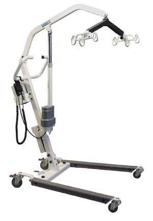 The Lumex LF1050 Easy Lift Patient Lifting System is constructed with Heavy-gauge steel and features a Six-Point spreader bar that with 360° rotation and tilts to enhance comfort and safety. This lift can be used with six-point, four-point, or two-point slings.
