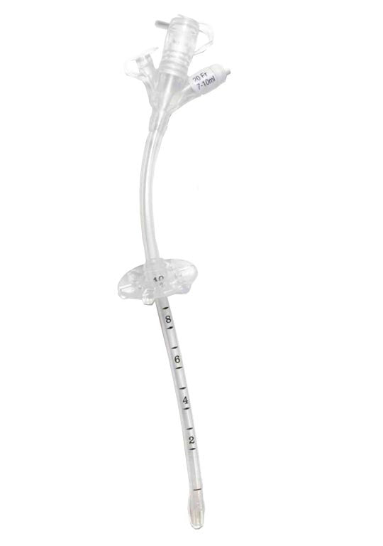 Kimberly Clark MIC Gastrostomy Feeding Tube model 0100 comes in sizes 12 Fr to 30 Fr.
