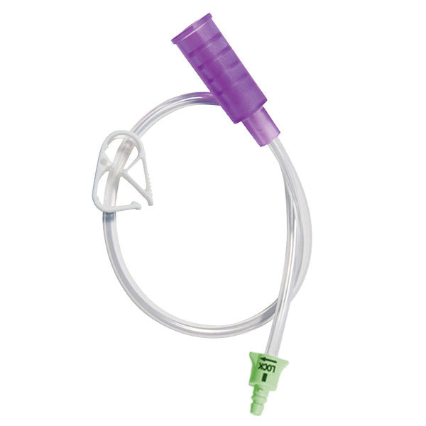 AMT Mini ONE Straight Connector with Bolus Adapter is available in 12" and 24" lengths.