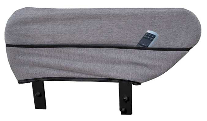 Optional Side Rail Covers cushion the rails and feature a large pocket for conveniently storing your bed controller, eyeglasses, magazines and more!