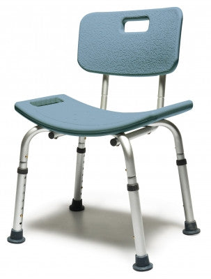 Platinum Collection Bath Seat in Steel Blue.