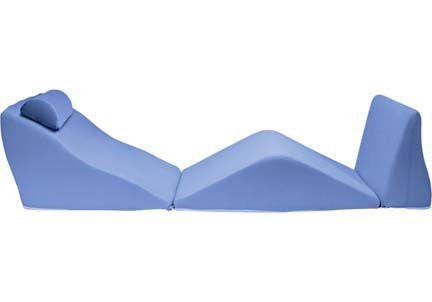 Contour's BackMax Foam Fed Wedge Body Cushion 30-101R allows the user to elevate while sleeping or resting to help relieve symptoms of discomfort.
