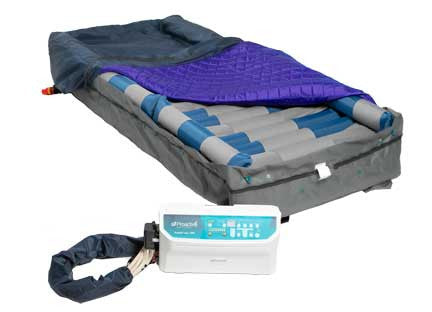 Protekt Aire 7000 Mattress 80070 shown with removable and washable cover opened.