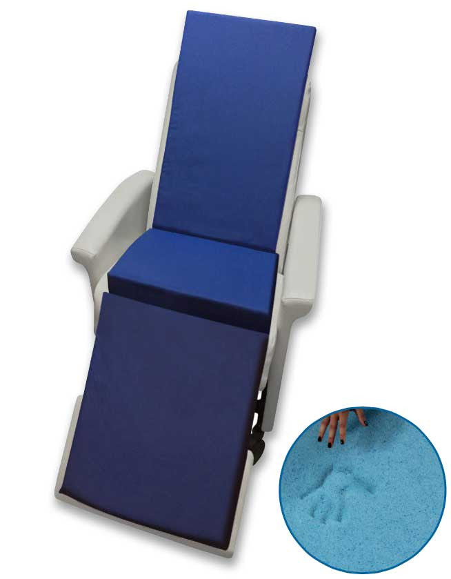 The Protekt Geri-Chair Overlay Gel Cushion is an ultra comfortable choice to reduce interface pressure while seated in a geri-chair or recliner. The cushion provides comfort from head to footrest with a 72" length, and is available in widths of 19" and 23".