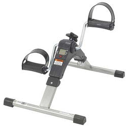Folding Exercise Peddler with Electronic Display, Black