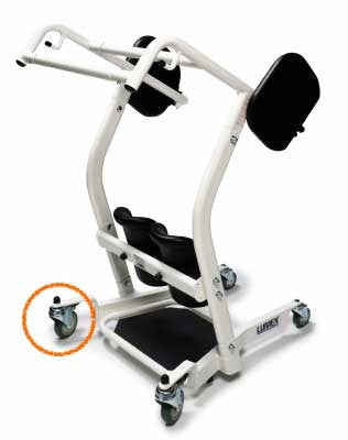 Lumex 4" Replacement Back Caster for LF1600 (Locking). Lumex Stand Assist Lift sold separately.