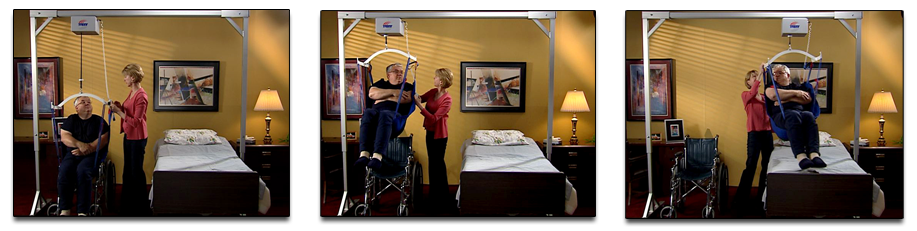Titan 500 Freestanding Overhead Patient Lift System by Traxx Mobility (Includes Sling)