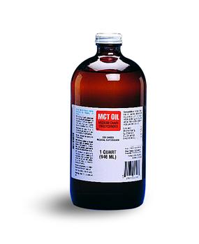 MCT Oil - Unflavored, 115 / 15 mL, 1 qt Glass Bottle
