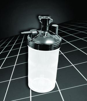 Salter Labs 350 mL Bubble Humidifier - 3 PSI Pressure Relief Alarm (Case of 50)