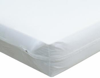 Zippered Vinyl Mattress Cover provides 100% waterproof protection for your mattress. Easy to maintain just wipe clean. Antibacterial 100% waterproof vinyl. Zipper cover fully incases your mattress for full protection against incontinence, spills, dust, odors and other stain-causing agents.